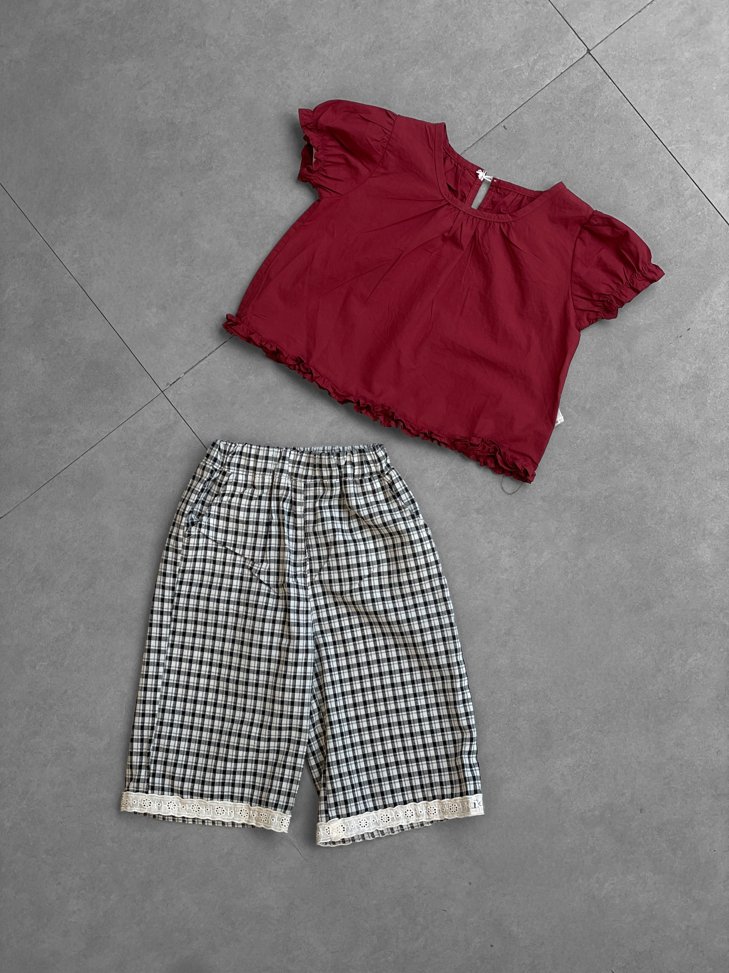 Ruby Plaid Combo 3495