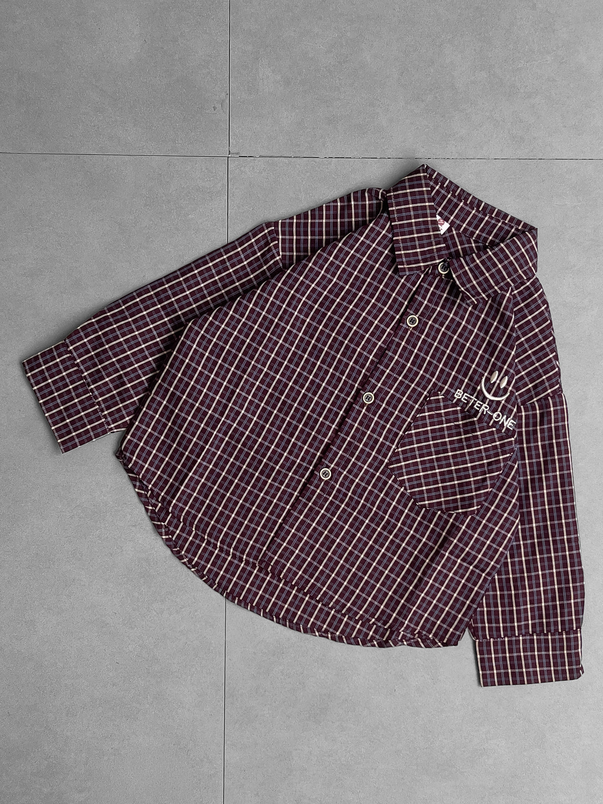 Yuhan check shirt 3895