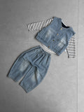 Denim Vest Combo 1049