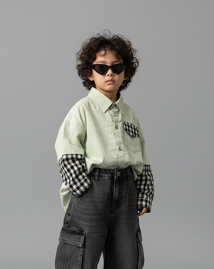 Rustic Charm Kids Shirt 3427