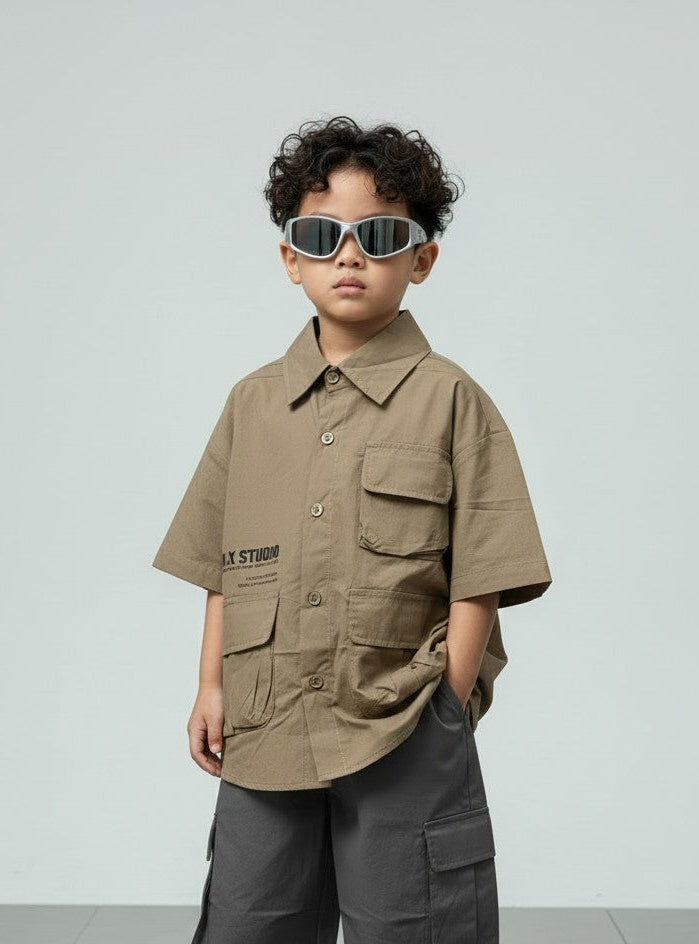 Noir Splash Shirt 1058