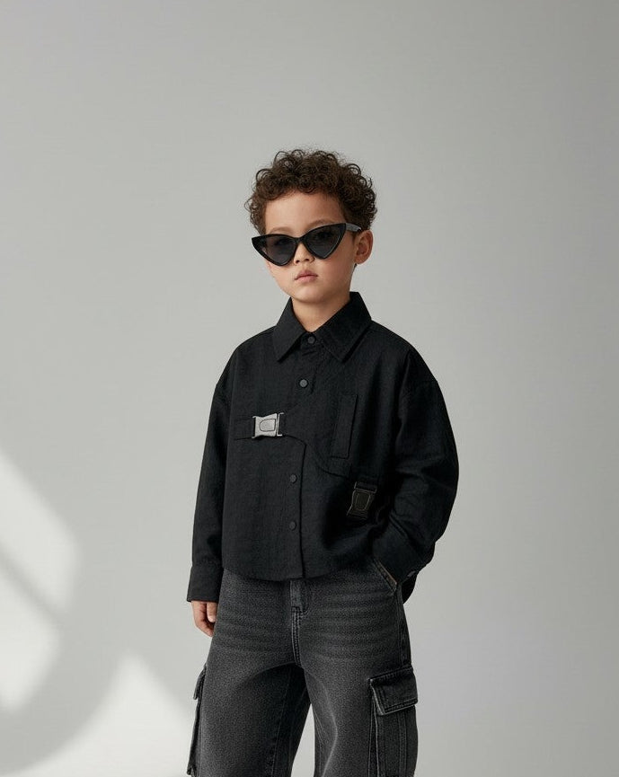 Retro Void Black Shirt 3709