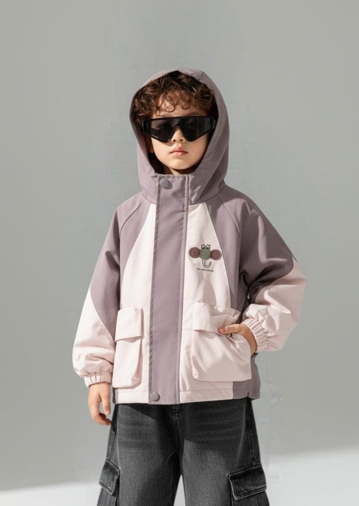 Kids Casual Hooded Coat 3572