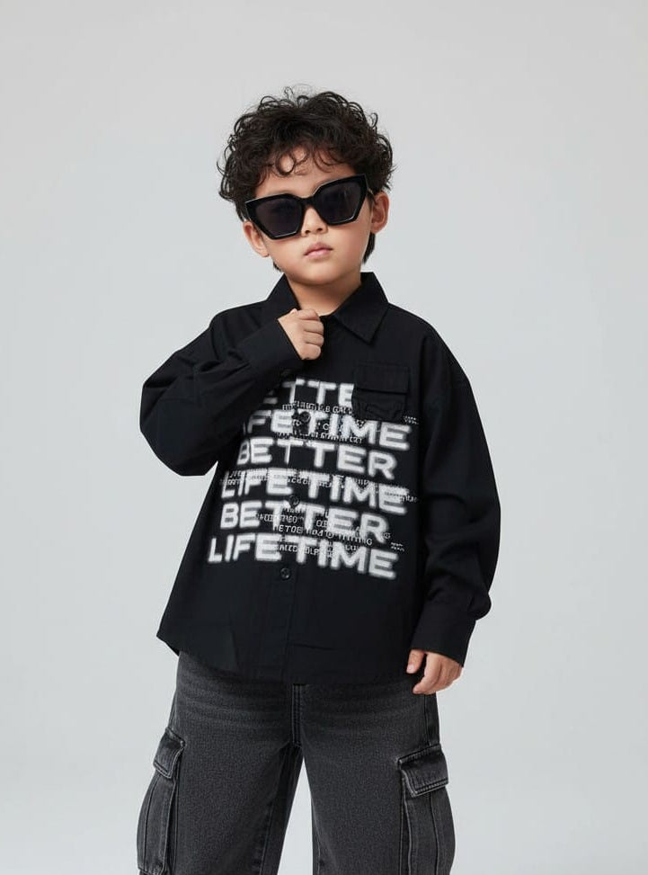 Eclipse Black Street Shirt 1071