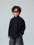 Black Mesh Shirt 3715