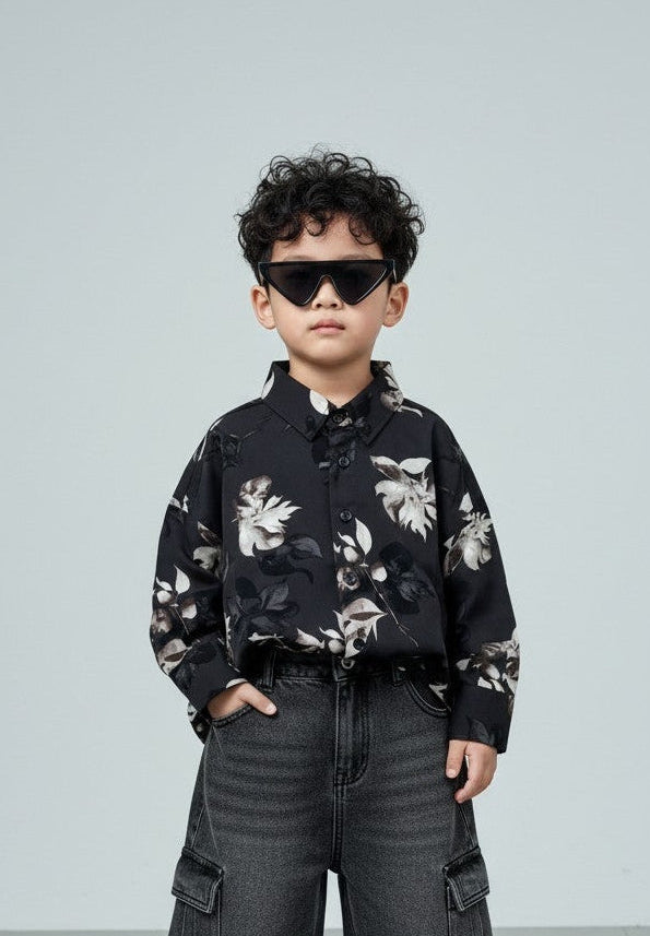 Floral Wave Shirt 3707