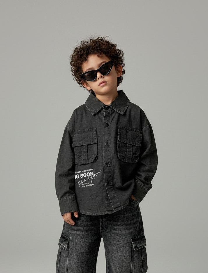 Luxe Black Shirt 1071