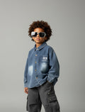 Smoke stone Denim Shirt 3561