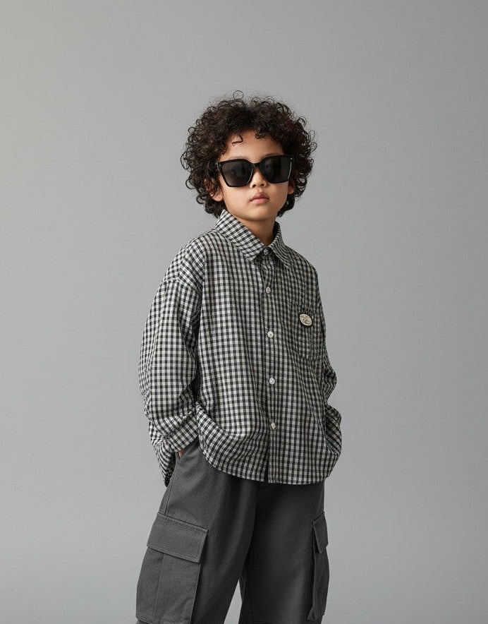 Mono Check Classic Shirt 3805