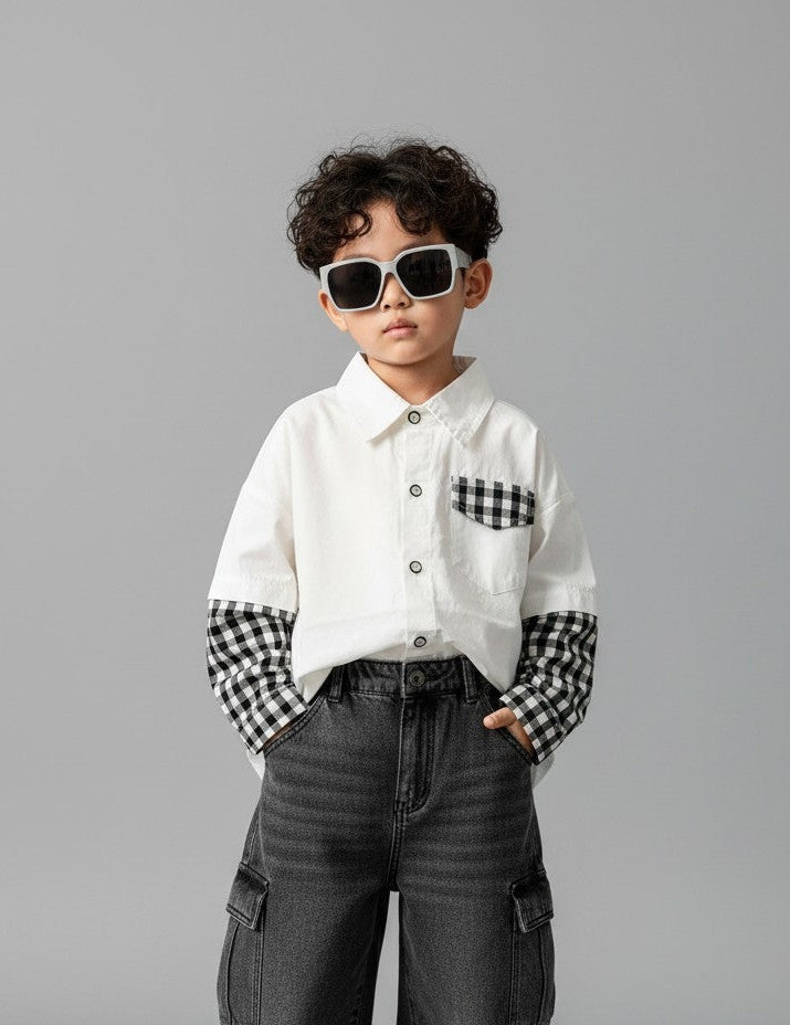 Rustic Charm Kids Shirt 3427