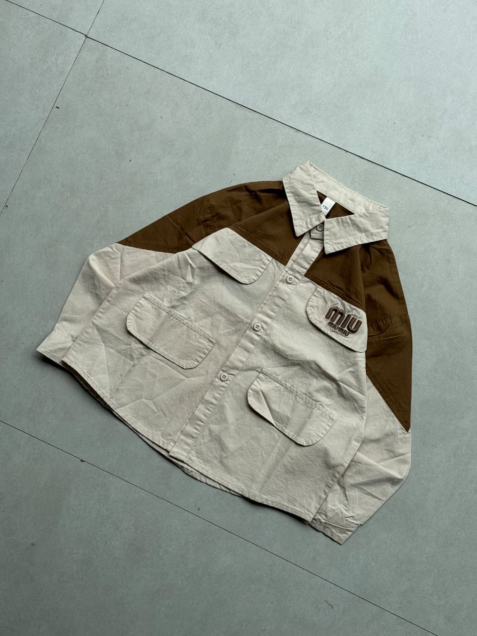 Mocha Grid Shirt 1130