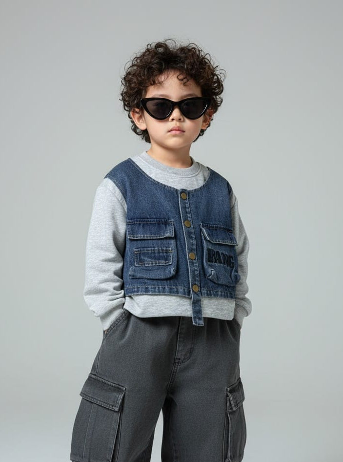 Mini Style Denim T-shirt 3641