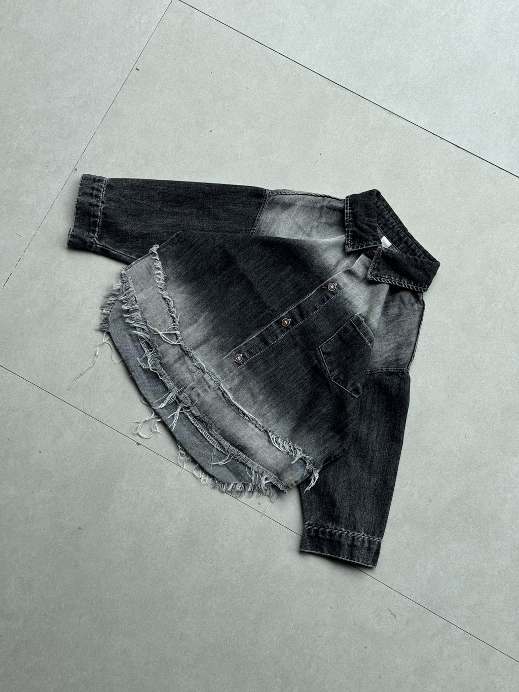 Noir Denim Shirt 3823