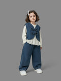 Cherry Bow Denim Combo 3794