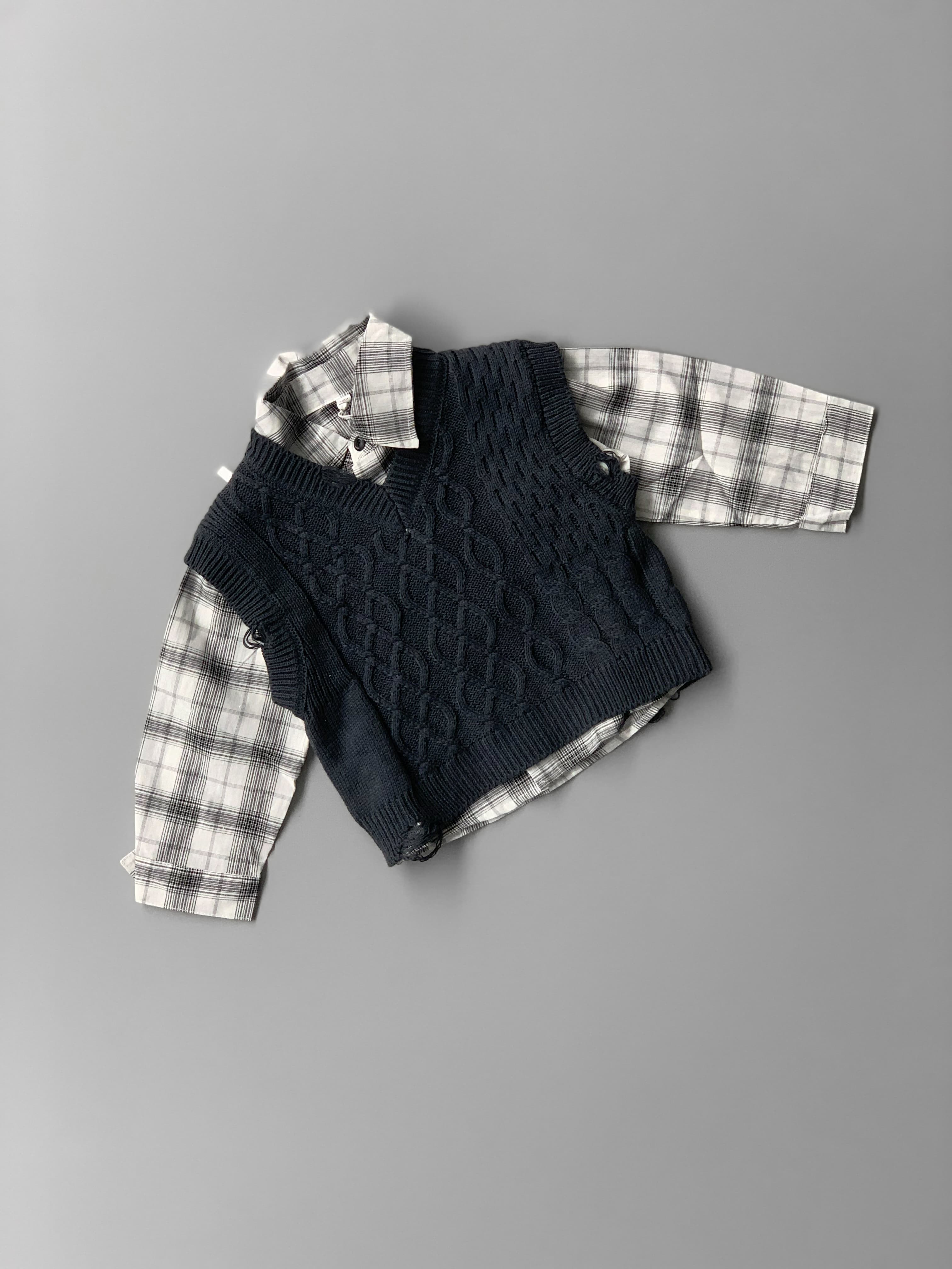 Check Mode Kids Shirt 1095