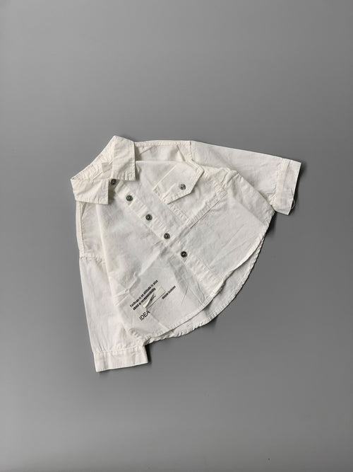 Blur Wave White Shirt 1127