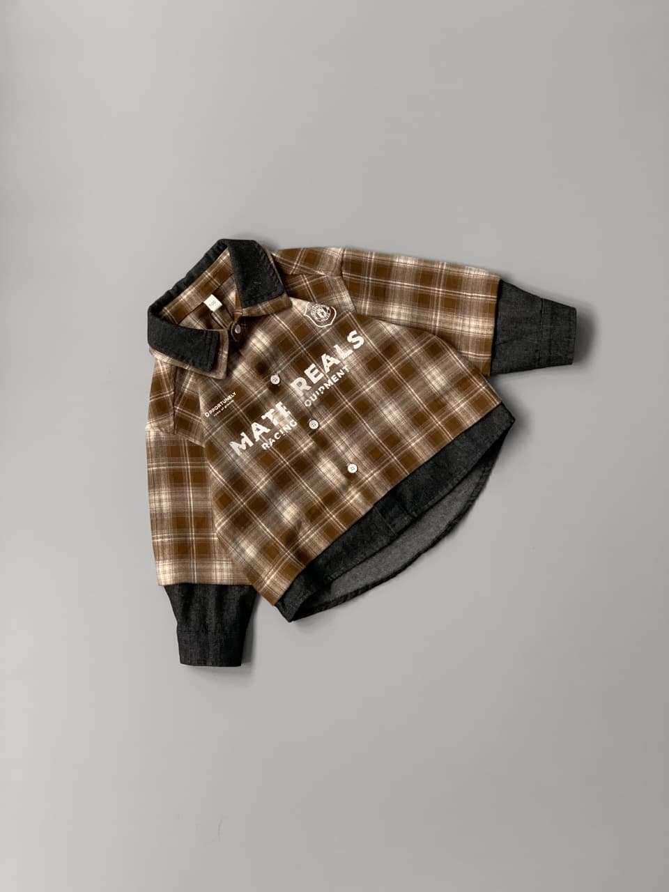 Raw plaid Shirt