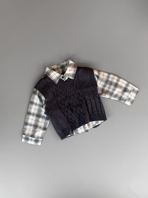 Check Mode Kids Shirt 1095