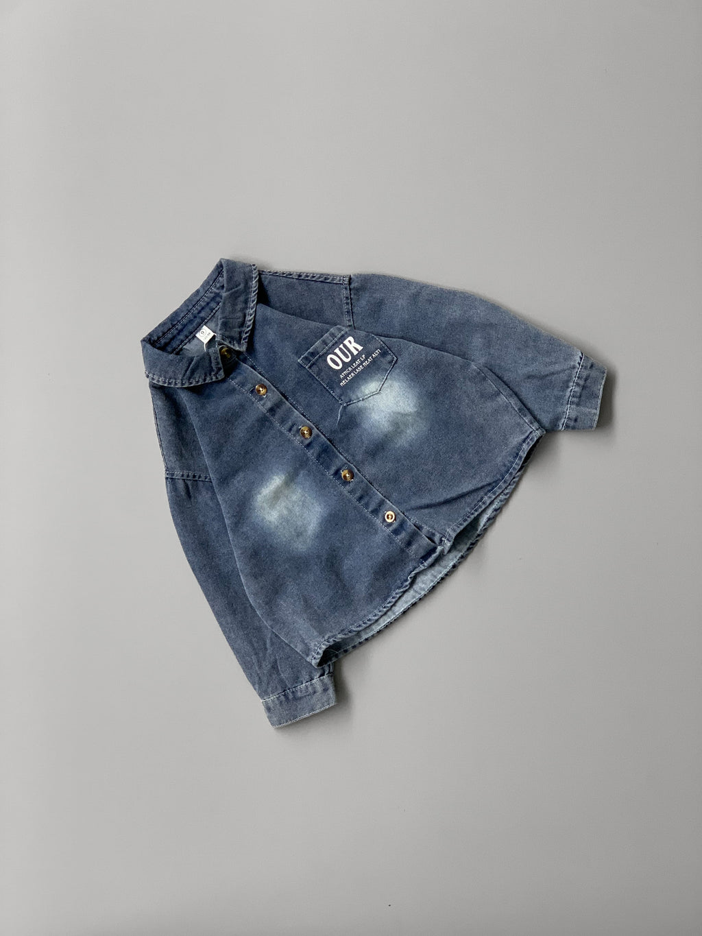 Smoke stone Denim Shirt 3561